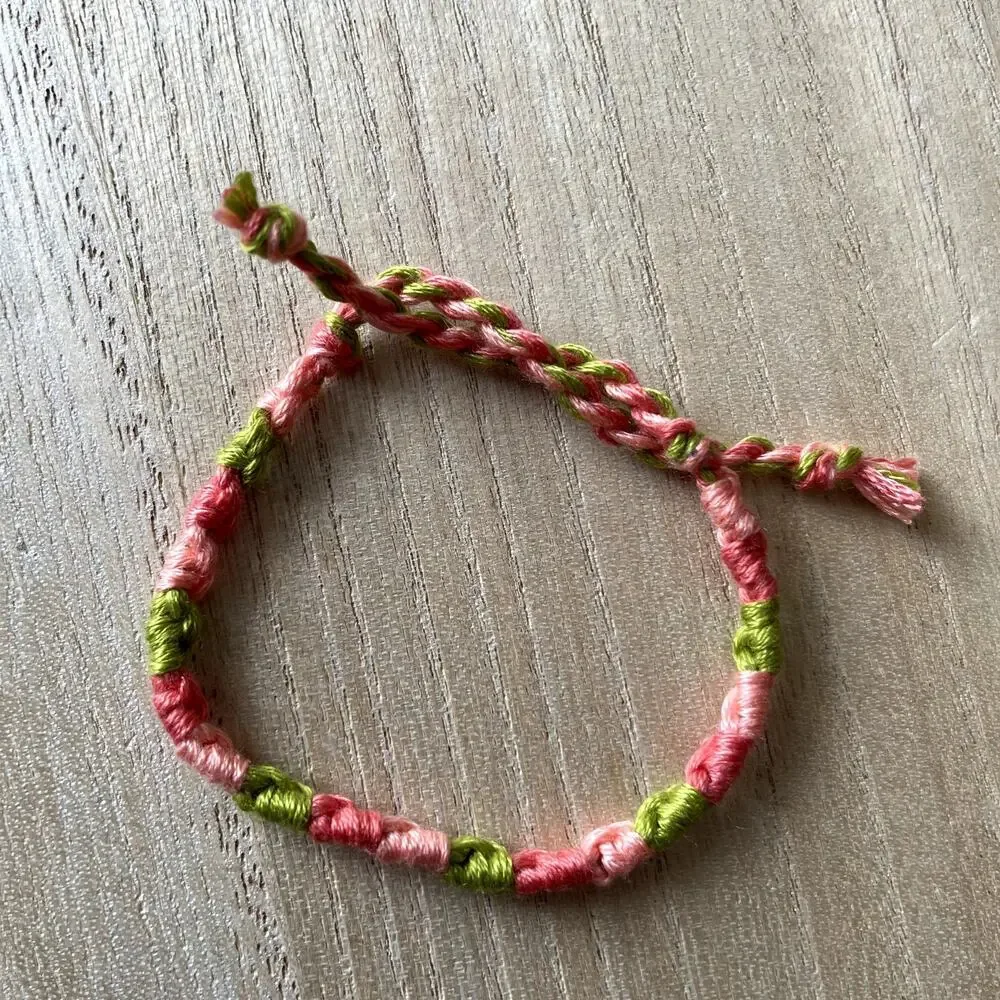 Fiamma Bracelet anklet trendy comfortable tie embroidery thread woven gift